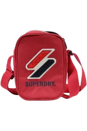 Superdry Heren, Tassen, Rood, Maat: ONE Size Poliester