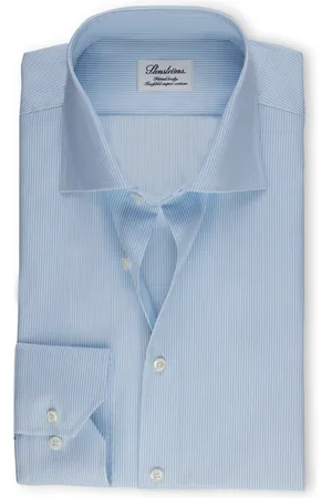 Stenströms Heren, Overhemden, Blauw, Maat: 2XL Katoen