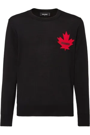 Dsquared2 Heren, Truien, Zwart, Maat: 2XL Wol