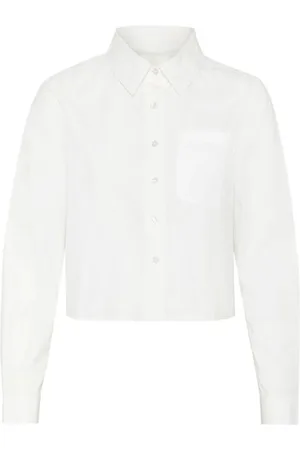 My Essential Wardrobe Dames, Blouses & Shirts, Wit, Maat: 3XL Katoen