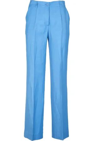 P.A.R.O.S.H. Dames, Broeken, Blauw, Maat: XS