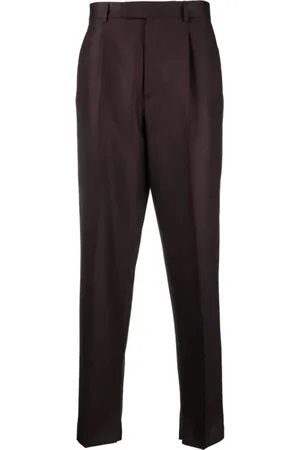 Ermenegildo Zegna Heren, Broeken, Rood, Maat: L Wol