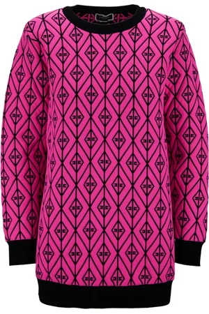 Elisabetta Franchi Dames, Truien, Veelkleurig, Maat: L Viscose