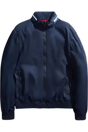 FAY Heren, Jassen, Blauw, Maat: M Poliester