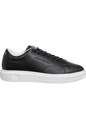 Armani Exchange Heren, Schoenen, Zwart, Maat: 43 EU Leer