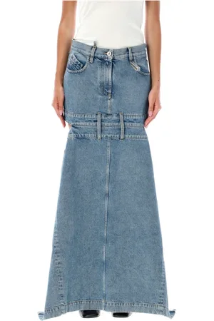 The Attico Dames, Rokken, Blauw, Maat: W25 Denim