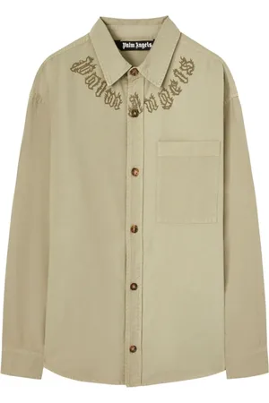 Palm Angels Heren, Overhemden, , Maat: L
