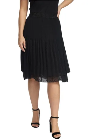 2-Biz Dames, Rokken, Zwart, Maat: 2XL Poliester