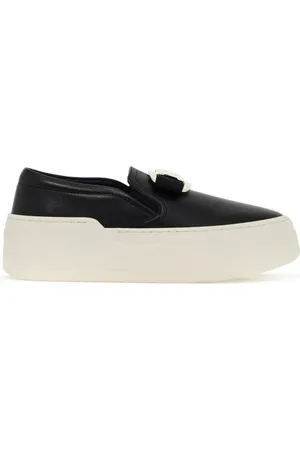 Salvatore Ferragamo Dames, Schoenen, Zwart, Maat: 39 1/2 EU Leer