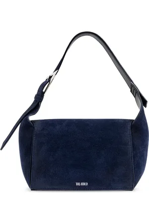 The Attico Dames, Tassen, Blauw, Maat: ONE Size Suède