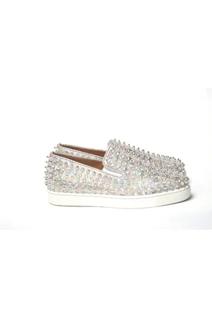 Christian Louboutin Dames, Schoenen, Wit, Maat: 35 1/2 EU Leer