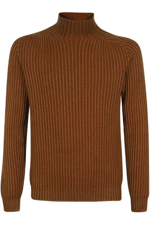 Dondup Heren, Truien, Bruin, Maat: L Wol