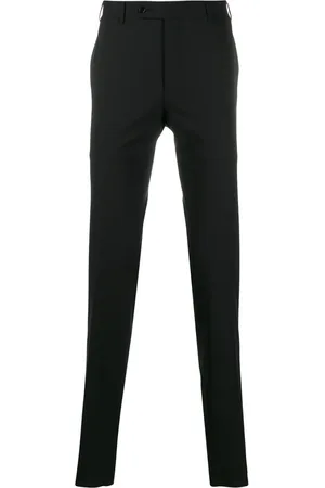 CANALI Heren, Broeken, Zwart, Maat: 3XL Wol