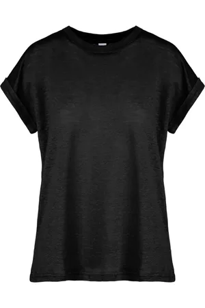 Bomboogie Dames, Tops, Zwart, Maat: S Linnen