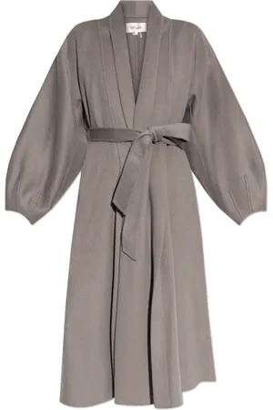 Diane von Furstenberg Dames, Mantels, Grijs, Maat: M Wol