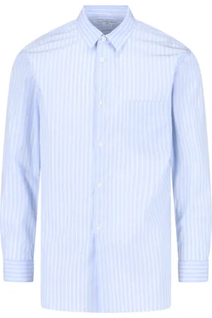Comme des Garçons Heren, Overhemden, Blauw, Maat: S