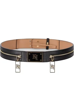 Elisabetta Franchi Dames, Accessoires, Zwart, Maat: S Leer