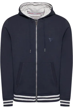 Guess Heren, Sweatshirts & Hoodies, Blauw, Maat: XS Katoen