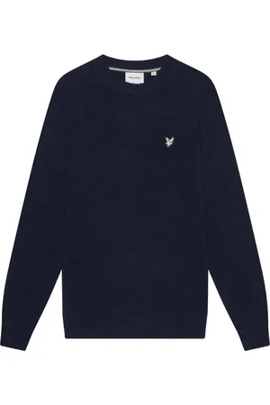 Lyle & Scott Heren, Truien, Blauw, Maat: XL Kasjmier