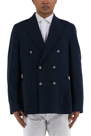 Circolo Heren, Jassen, Blauw, Maat: L Katoen