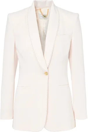 Elisabetta Franchi Dames, Jassen, , Maat: M Leer