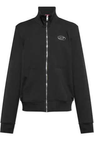 Diesel Heren, Sweatshirts & Hoodies, Zwart, Maat: L Katoen