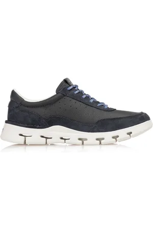 Clarks Heren, Schoenen, Blauw, Maat: 40 EU Leer