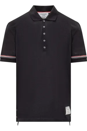 Thom Browne Heren, Tops, Blauw, Maat: L Katoen
