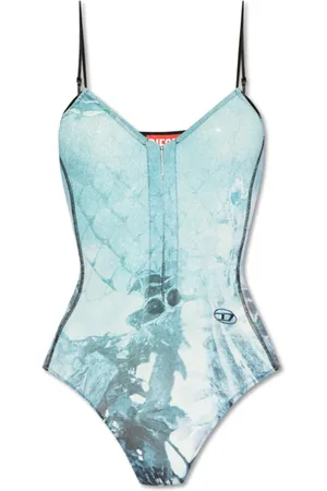 Diesel Dames, Tops, Blauw, Maat: L Nylon