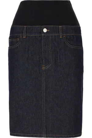 COPERNI Dames, Rokken, Blauw, Maat: M Denim