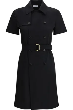 Burberry Dames, Jurken, Zwart, Maat: 2XS Wol