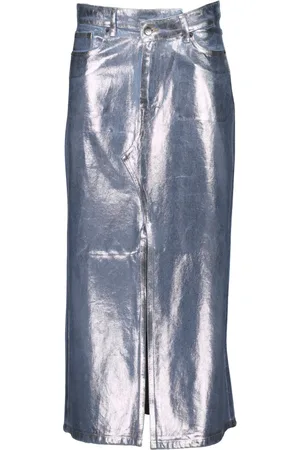 Co`Couture Dames, Rokken, Grijs, Maat: XS Poliester