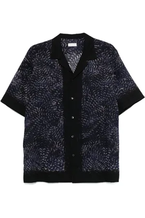 DRIES VAN NOTEN Heren, Overhemden, Blauw, Maat: L Katoen