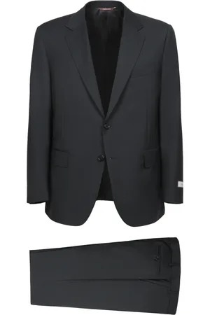 CANALI Heren, Pakken, Zwart, Maat: M Mohair
