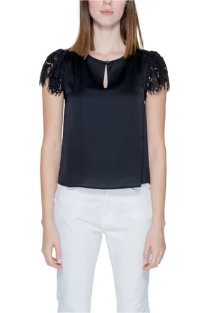 Guess Dames, Blouses & Shirts, Zwart, Maat: XS Poliester