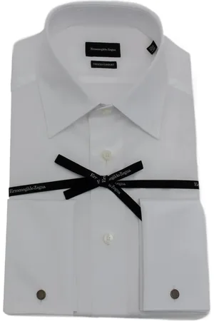 Ermenegildo Zegna Heren, Overhemden, Wit, Maat: XS Katoen