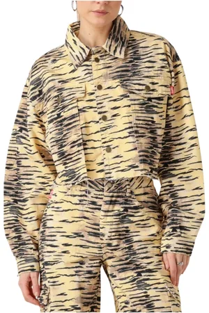 Harper & Yve Dames, Jassen, Veelkleurig, Maat: M Denim