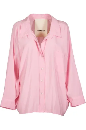 A PAPER KID Dames, Blouses & Shirts, Roze, Maat: 2XS Modal