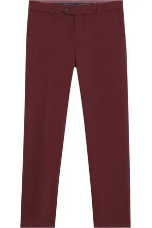 Brooks Brothers Heren, Broeken, Rood, Maat: W44 Katoen