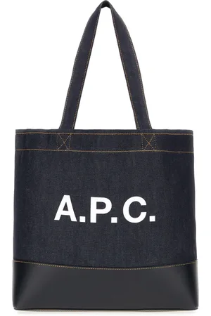 A.P.C. Dames, Tassen, Blauw, Maat: ONE Size Katoen