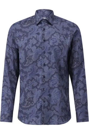 Etro Heren, Overhemden, Blauw, Maat: 6XL Katoen