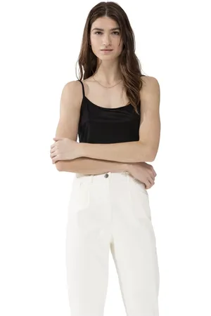 Luisa Cerano Dames, Tops, Zwart, Maat: M