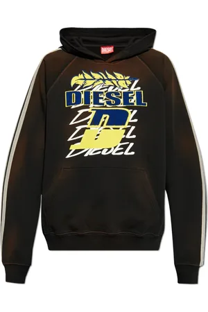 Diesel Heren, Sweatshirts & Hoodies, Zwart, Maat: S Katoen