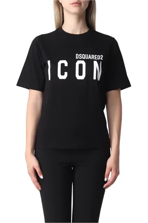 Dsquared2 Dames, Tops, Zwart, Maat: S Katoen