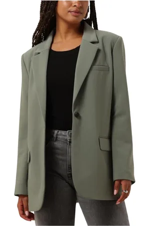 Modstrom Dames, Jassen, Groen, Maat: L Viscose