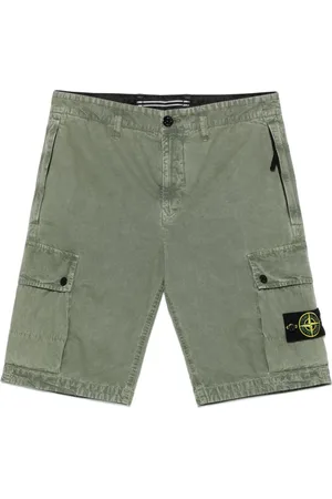 Stone Island Heren, Korte broeken, Groen, Maat: W34 Katoen