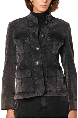 Masons Dames, Jassen, Zwart, Maat: L Velours