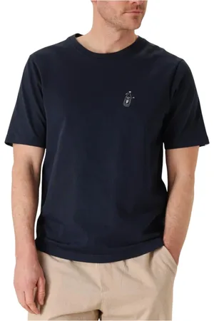 Anerkjendt Heren, Tops, Blauw, Maat: L
