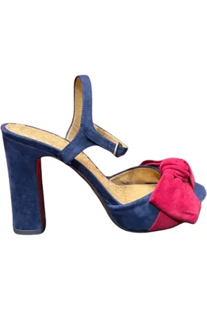 Chie Mihara Dames, Schoenen, Blauw, Maat: 36 EU Leer