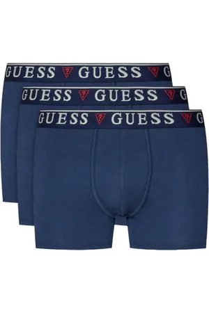 Guess Heren, Ondergoed, Blauw, Maat: S Katoen